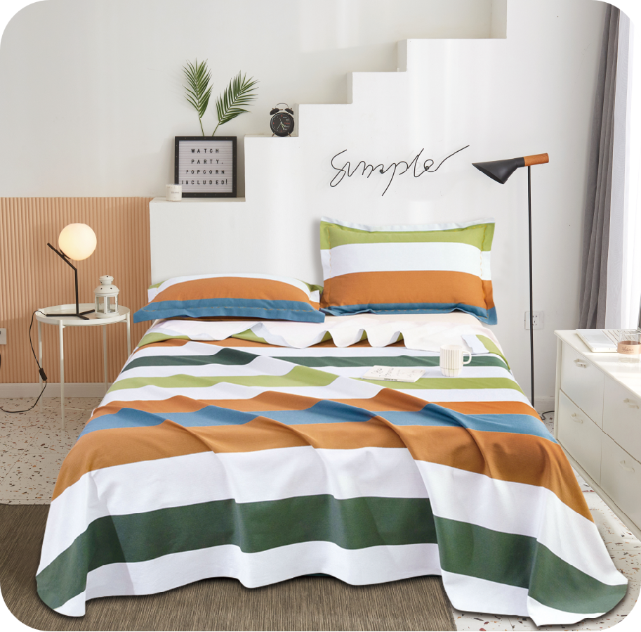 極簡(jiǎn)主義-粗布印花三件套  |TQ-S65