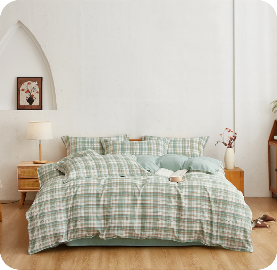 晨清-A類水洗色織套件 TQ-T179